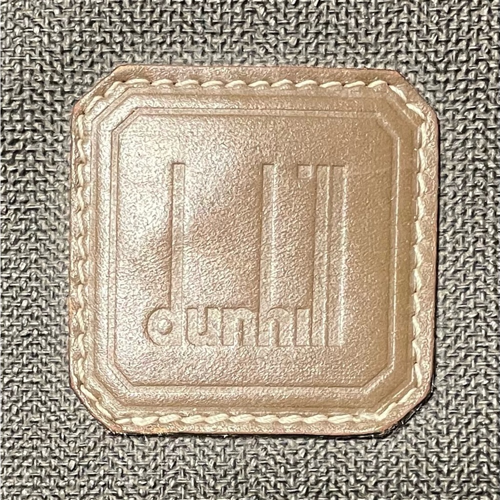 Dunhill Authentic Vintage Brown and Black Canvas Travel Bag - Picture 10 of 16